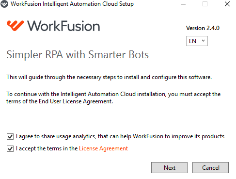 workfusion intelligent automation cloud
