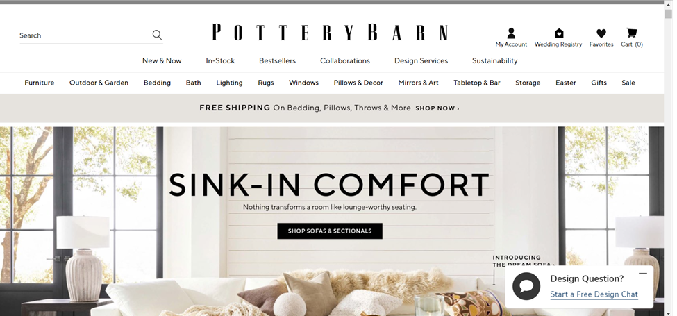 All about Pottery Barn's Website UX and UI | by Supraja Raghu | Marketing  in the Age of Digital | Medium