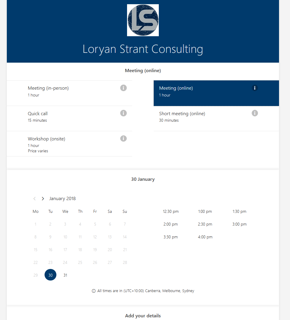 Microsoft Bookings A Hidden Time saving Tool In The Office 365 
