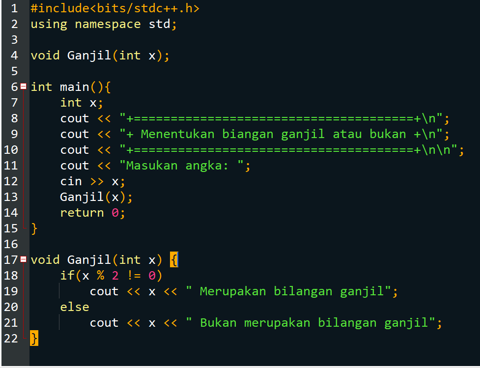 Membuat program apakah bilangan tersebut ganjil atau bukan | by Mujahid ...