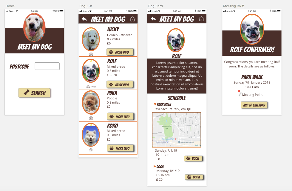 Meet My Dog, the app for dog lovers by Marta Valle Medium