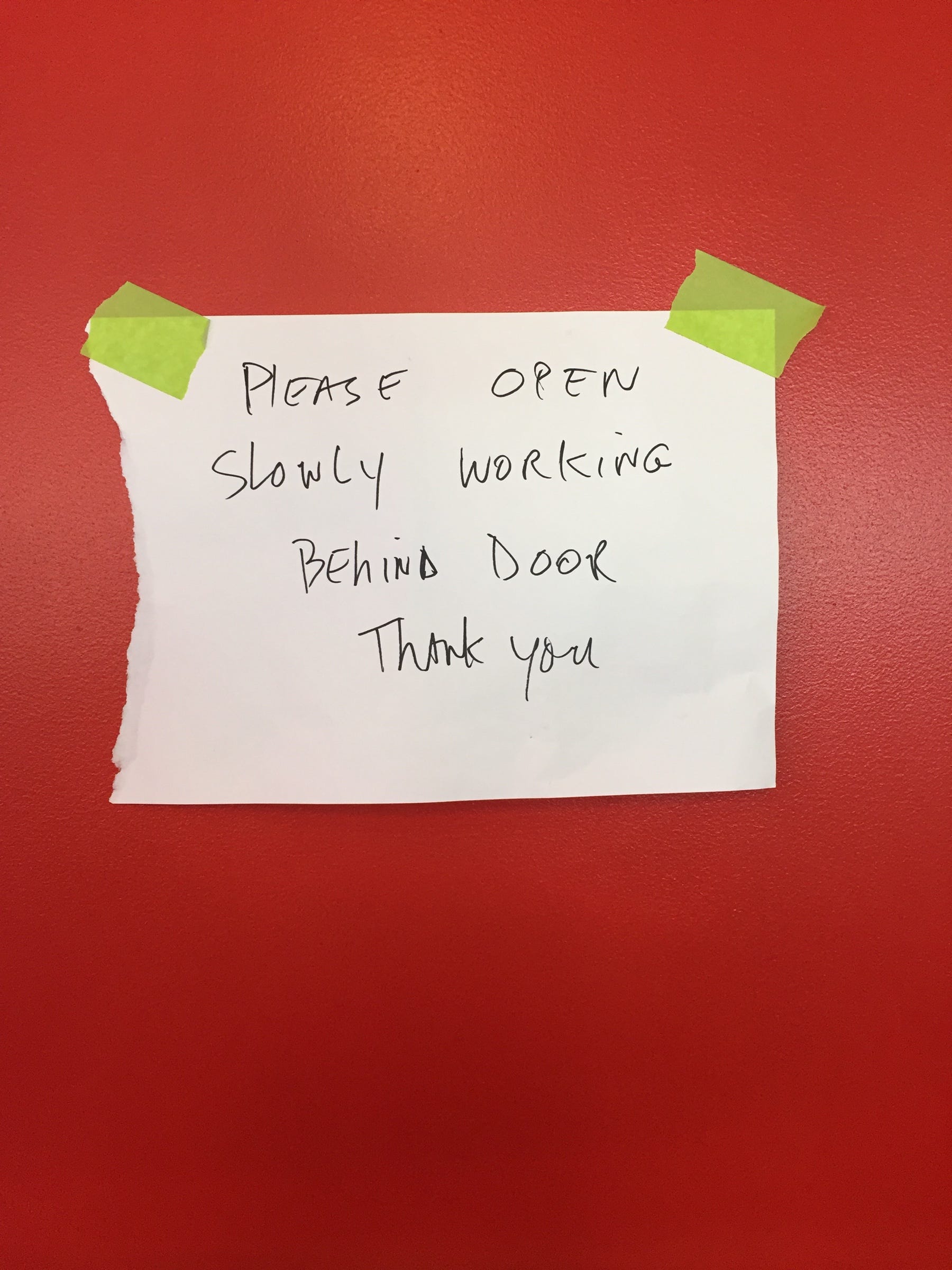 Please Open The Door Slowly Ted Merz Medium