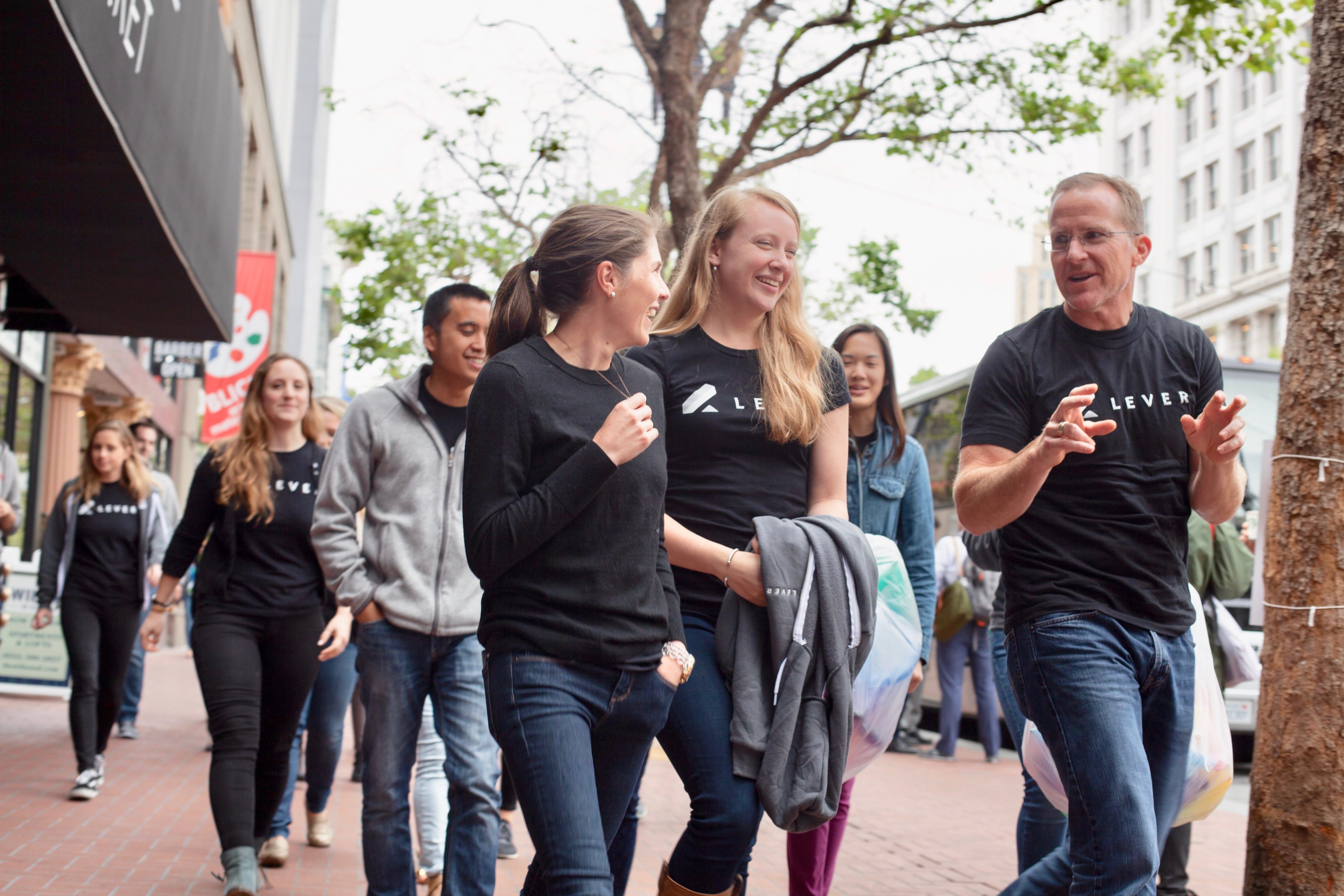 Lever Recruiting we put the “meta” in team by Amanda Bell Inside.Lever