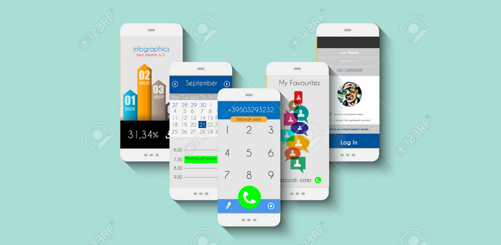 20 Best Flat Mobile Ui Design On Dribbble And Behance For Inspiration - 