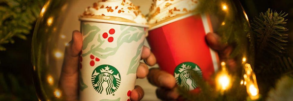 Dunkin Vs Starbucks Battle Of The Festive Hot Beverages