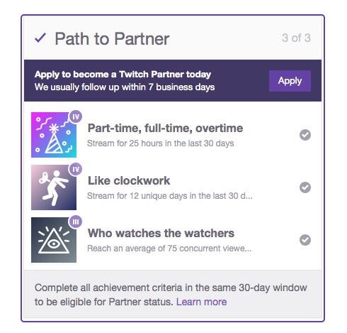 Twitch Affiliate