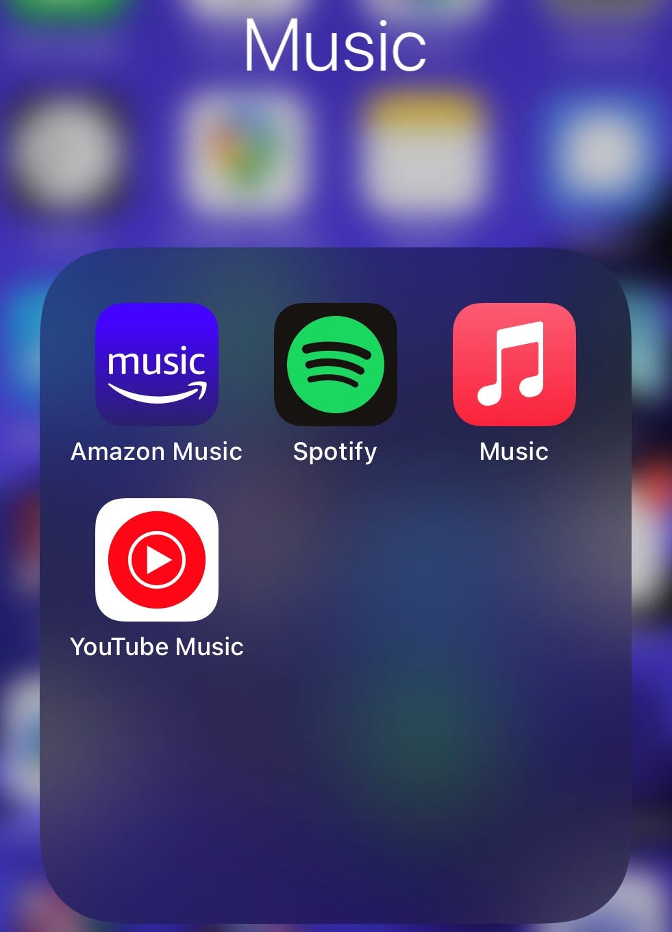 UX comparison of Spotify, Apple Music, YouTube Music, Amazon Music Medium