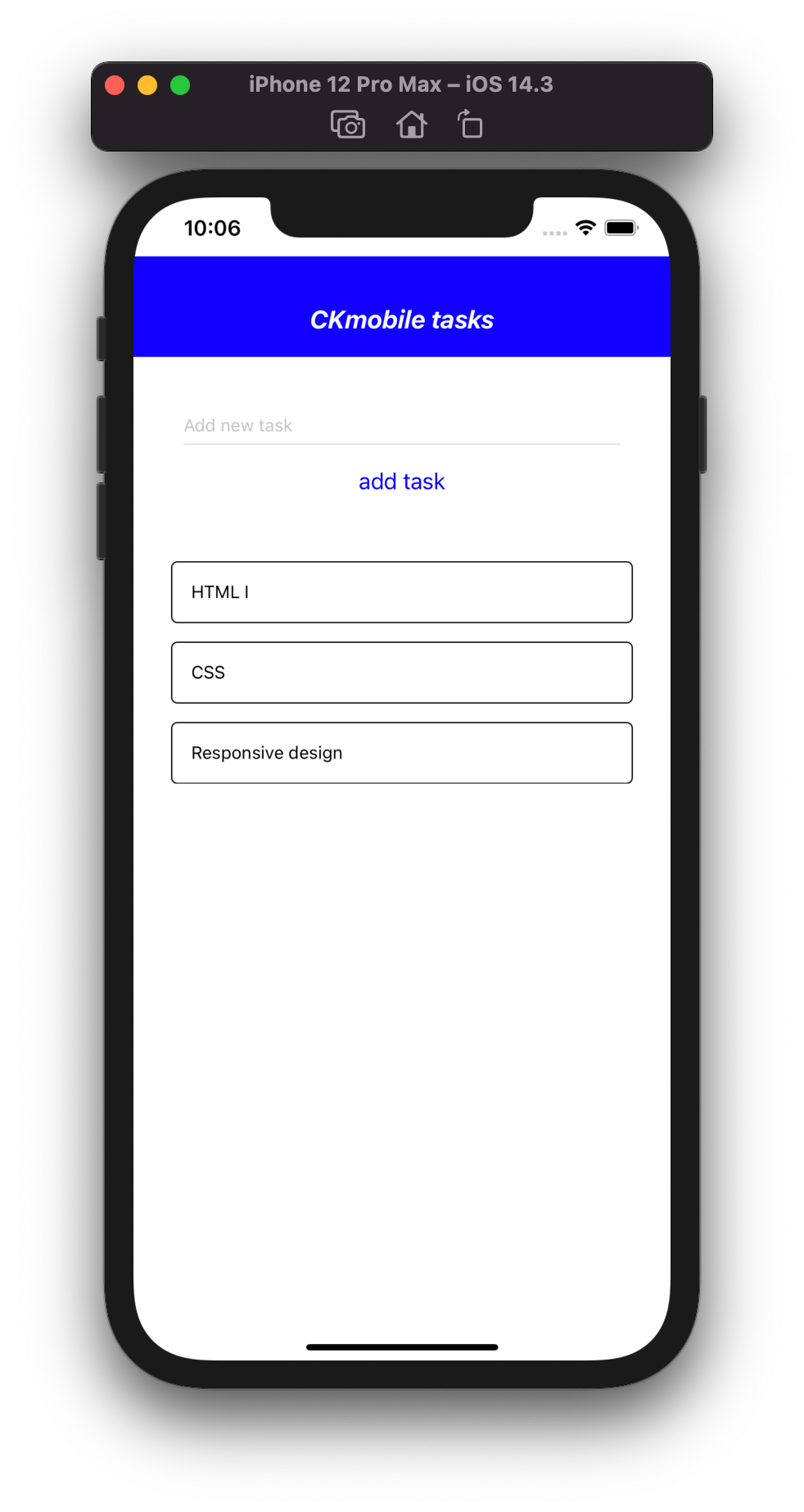 Expo React Native Todo App — create layout and components | by Ckmobile |  JavaScript in Plain English