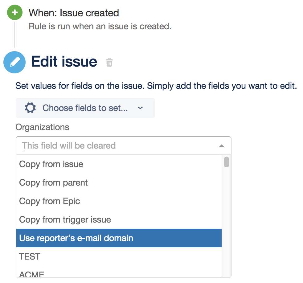 Set Organization In Jira Service Desk Using Reporter S Email Domain