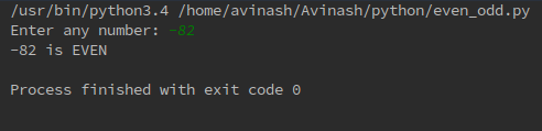 Python Program to find whether an integer is even or odd number | by ...
