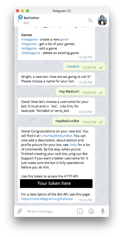 Your First Telegram Bot. Ever wanted to create your own… | by Diky Hadna |  Chatbots Life