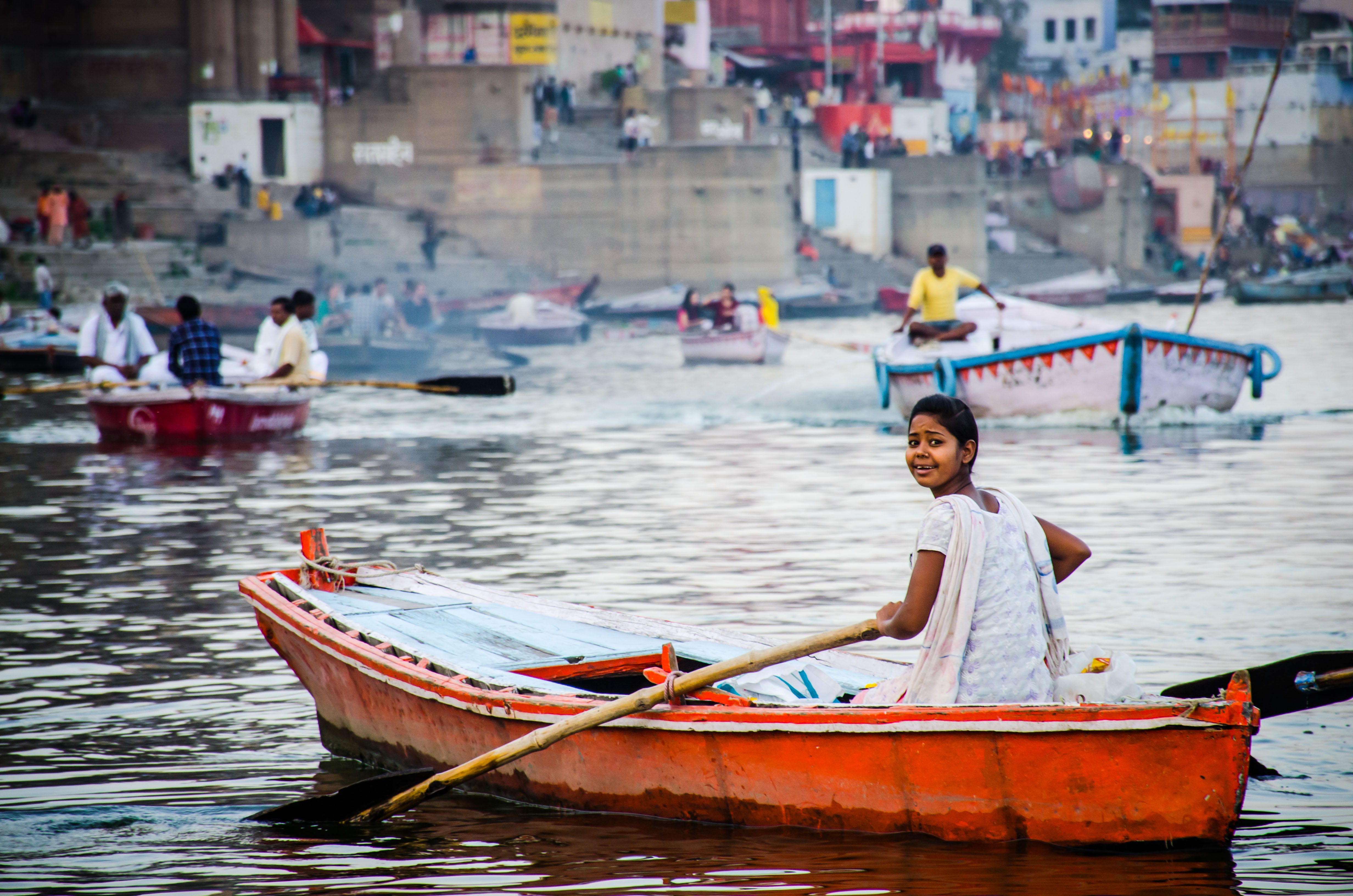 Single girl in varanasi