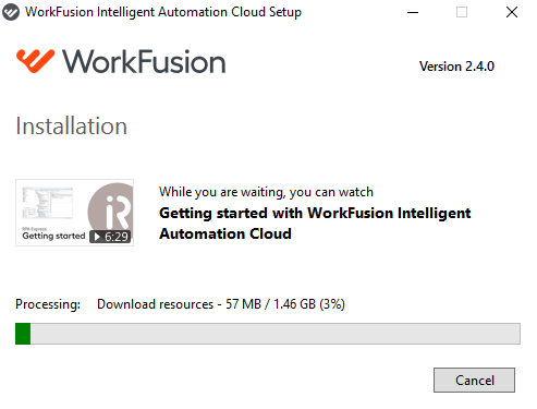 workfusion intelligent automation cloud