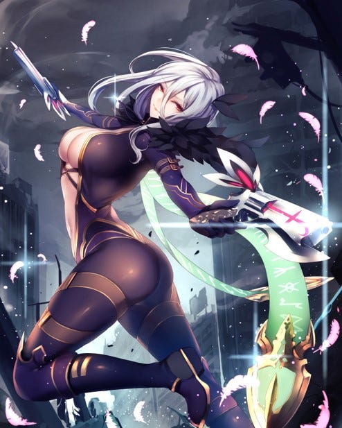 モリガン あぁ その冷たい目 たまらないわ By Venusscramble ブロックチェーンrpgゲーム ヴィーナススクランブル Medium