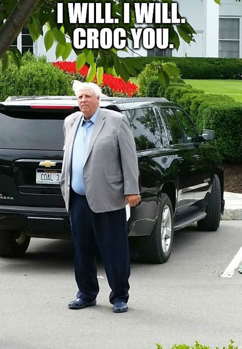 Top Ten Jim Justice WTF Quotes. By: Michelle Hogmire | by Michelle
