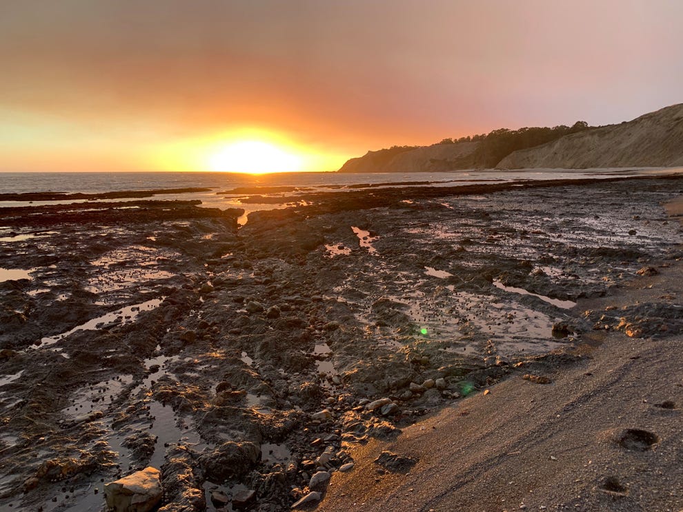 Western Wildfire Sunset, Northern California Nature’s Reflection Photography 2020