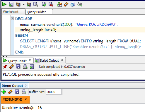 PL/SQL String Fonksiyonları. Bu yazımda Oracle’da kullandığımız… | by ...