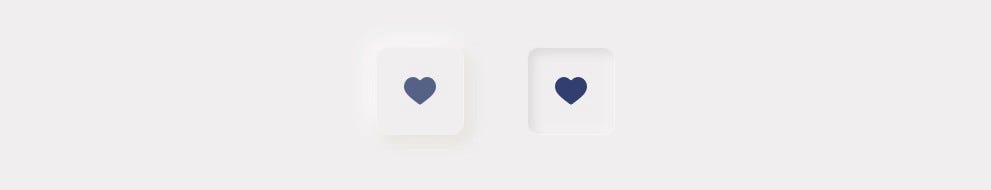 Neumorphism button