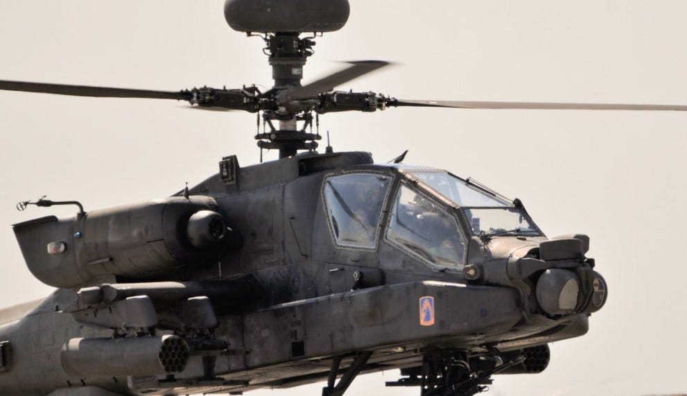 U.S. Apache AH-64 Attack Helicopter | by Tjut Putri | Medium