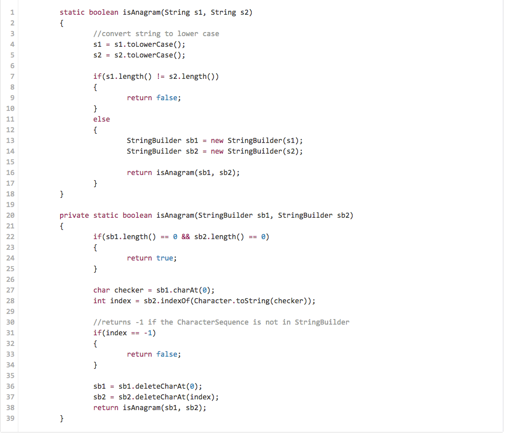 How to Recursively check for Anagrams in Java | by Shehaaz Saif | Medium