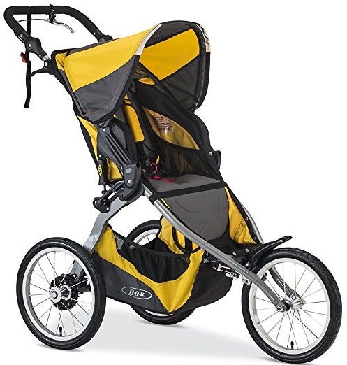 fixed front wheel jogging stroller