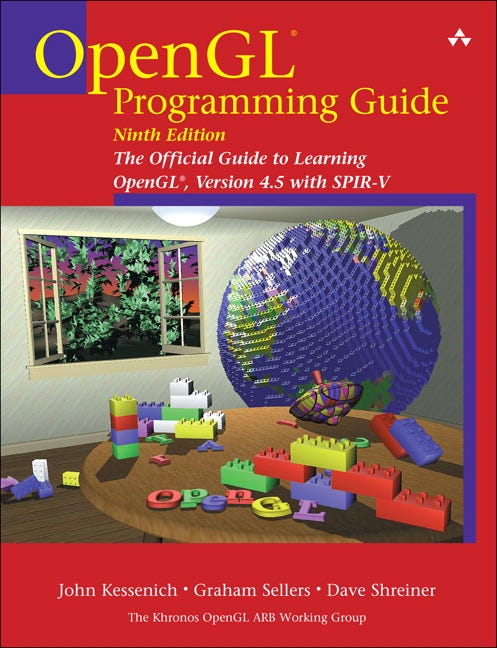 Cover shot of the The OpenGL® Programming Guide (the ‘Red Book’)