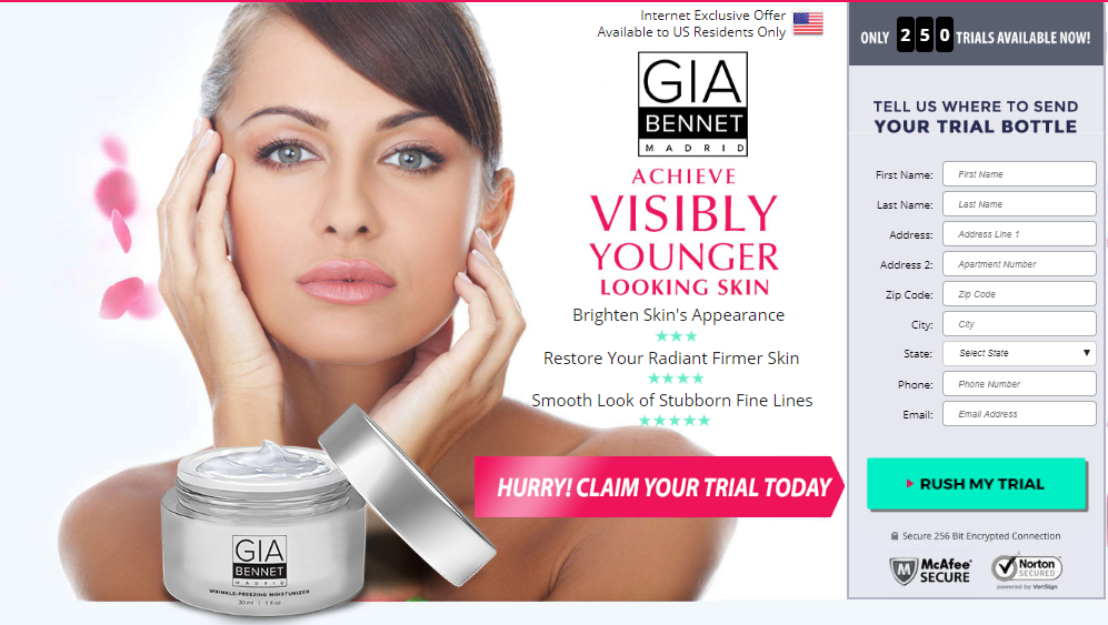 gia bennet moisturizer