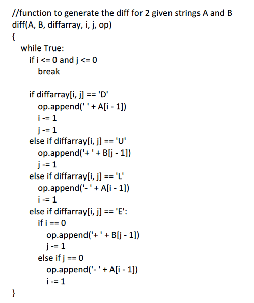 Simple Diff Utility using Dynamic Programming | by Syeda Arzoo Irshad ...