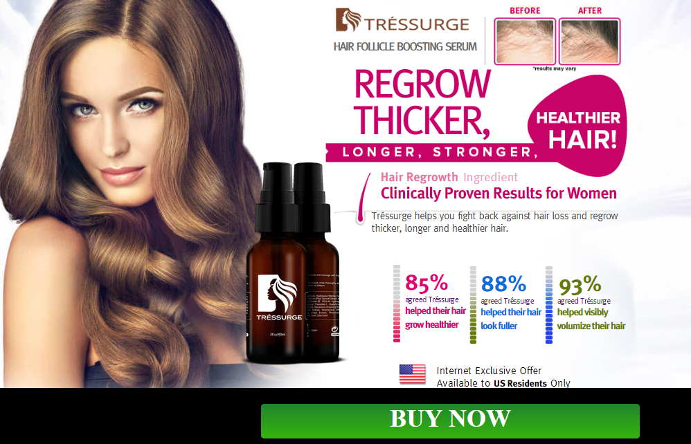 Tressurge Natural Hair Serum For Longer Thicker And Stronger Hair