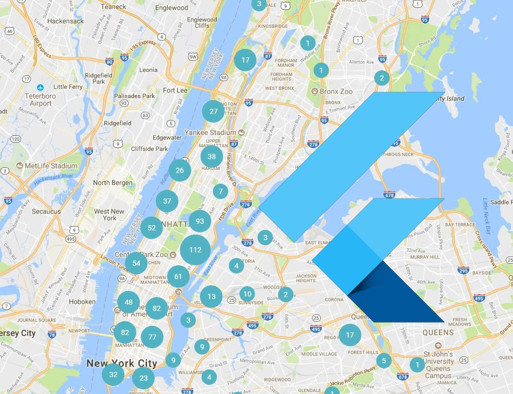 How to Cluster Markers on Google Maps using Flutter | by António Valente |  Coletiv | Medium