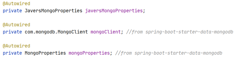 mongodb spring configuration