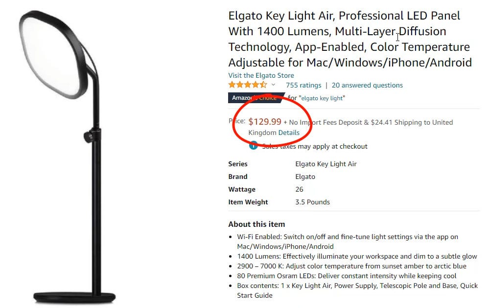 Cheaper Elgato Key Light Air alternative — best lights for streaming | by  James Rose | Medium