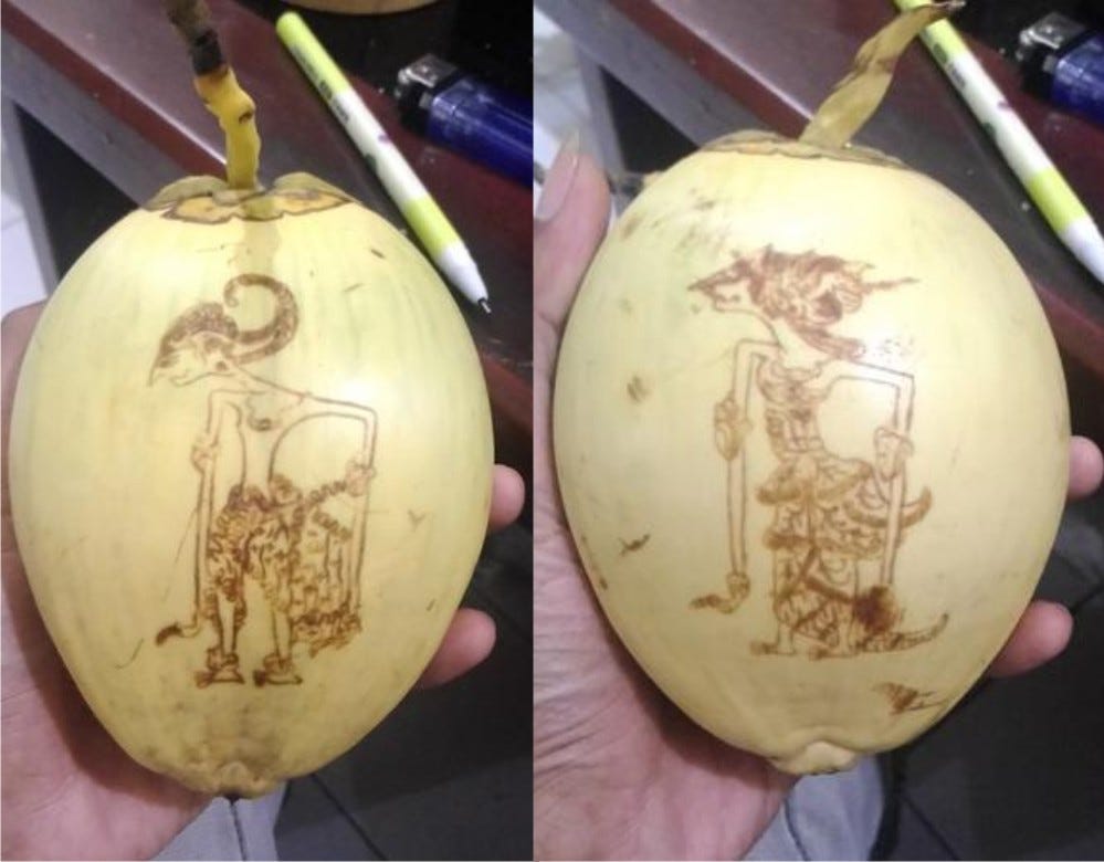 35 Ide Gambar Wayang Di Kelapa Mitoni AsiaBateav