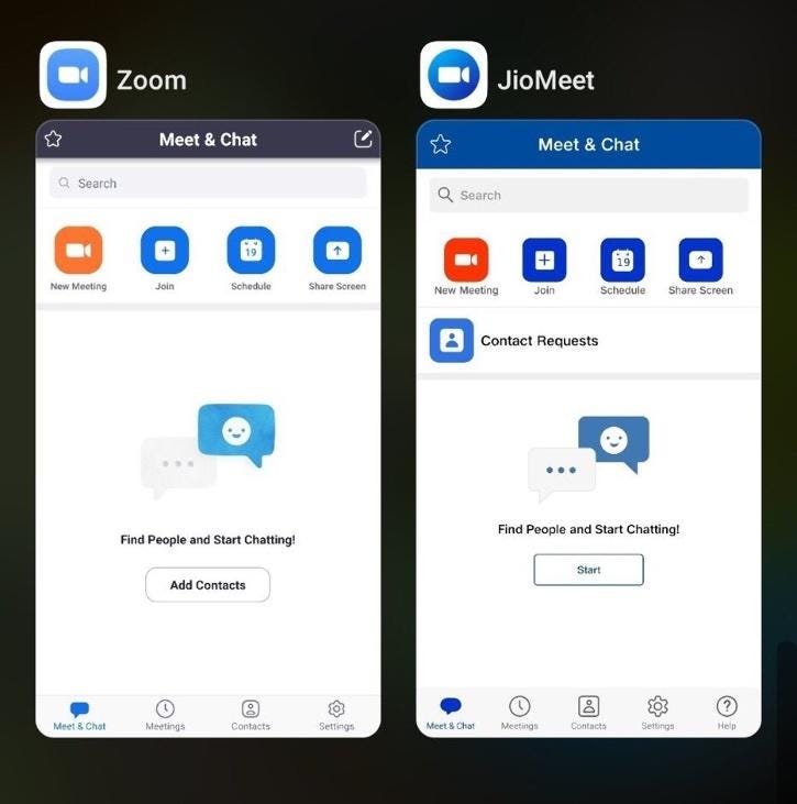 Zoom vs JioMeet