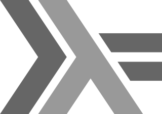 The meaning of the Haskell logo is seldom discussed: It’s a lambda interweaved with the bind operator.