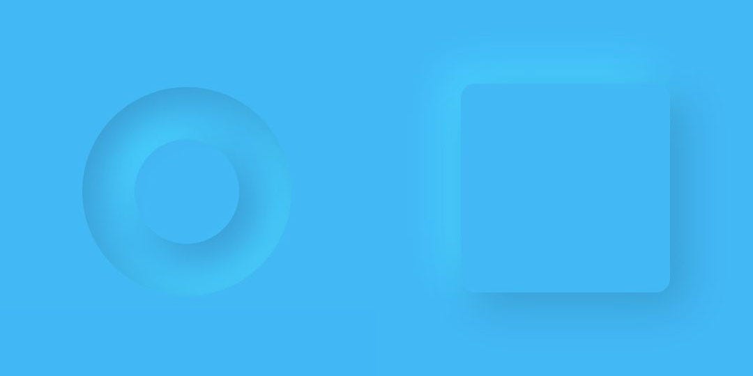 Neumorphism, the current design trend