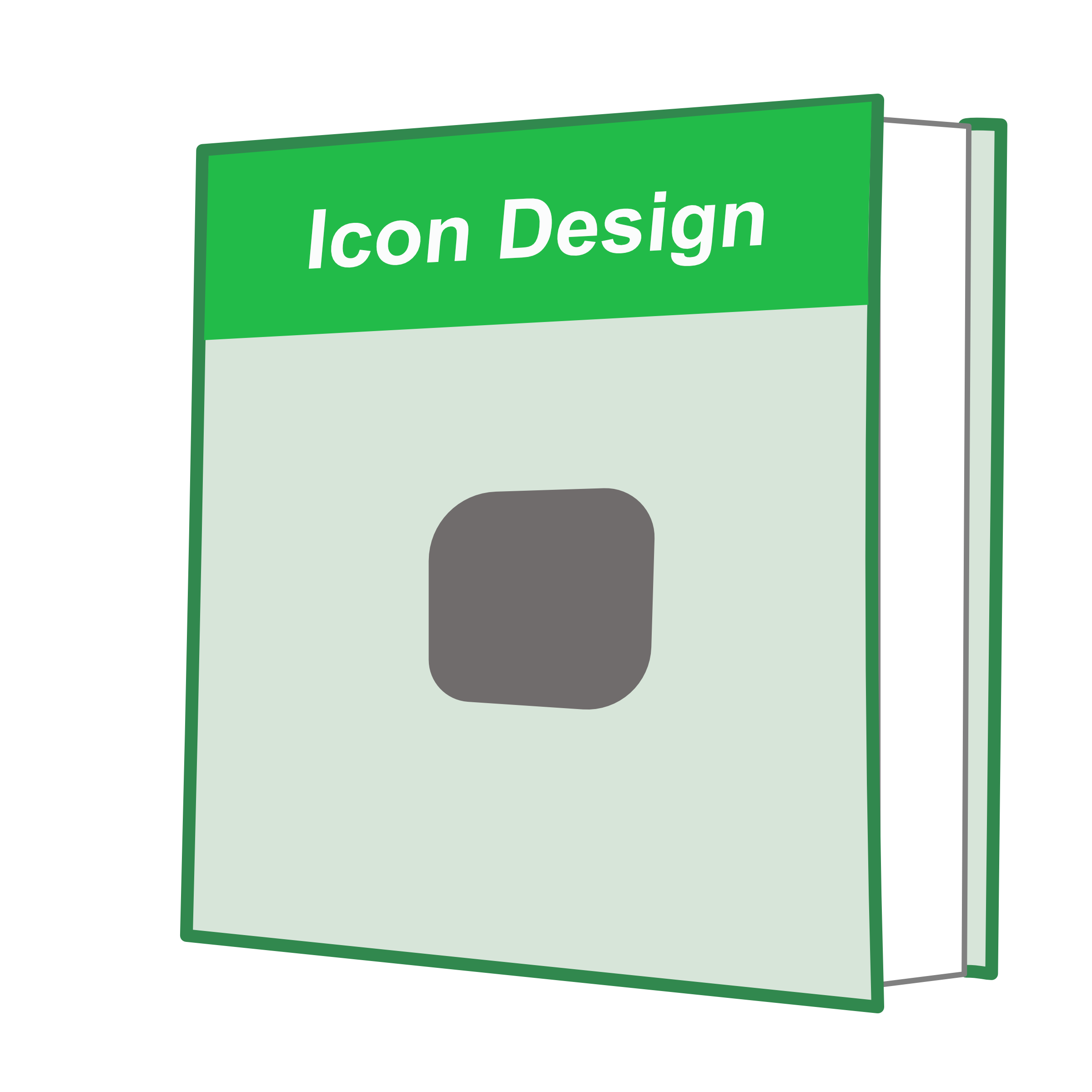 The Icon Design Book cover — approximately.