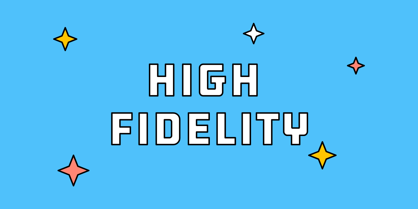 High Fidelity mockups