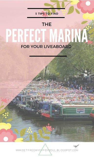 5 Tips To Help You Find The Perfect Marina For Your Liveaboard Narrowboat By Set Free My Gypsy Soul Medium