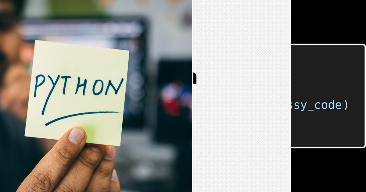 3 stories about python tricks _ best prectice curated by Sunnymmmec ...