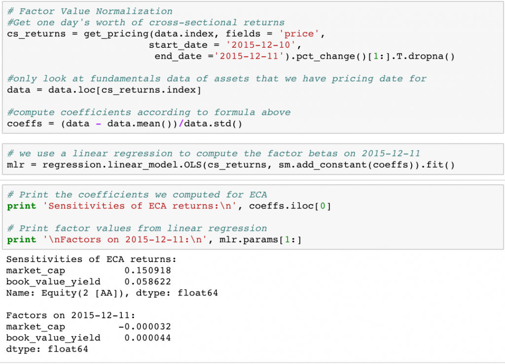 Testing Fundamental Factor Model Comparing Time Series And Cross Section Regression By Haohan Wang Medium
