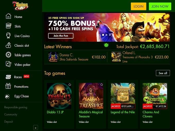 7 spins casino online