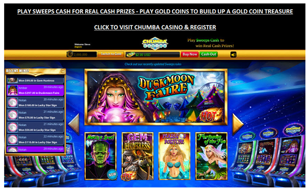 Sweeps Cash Slots