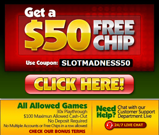 No Deposit Codes For Slot Madness