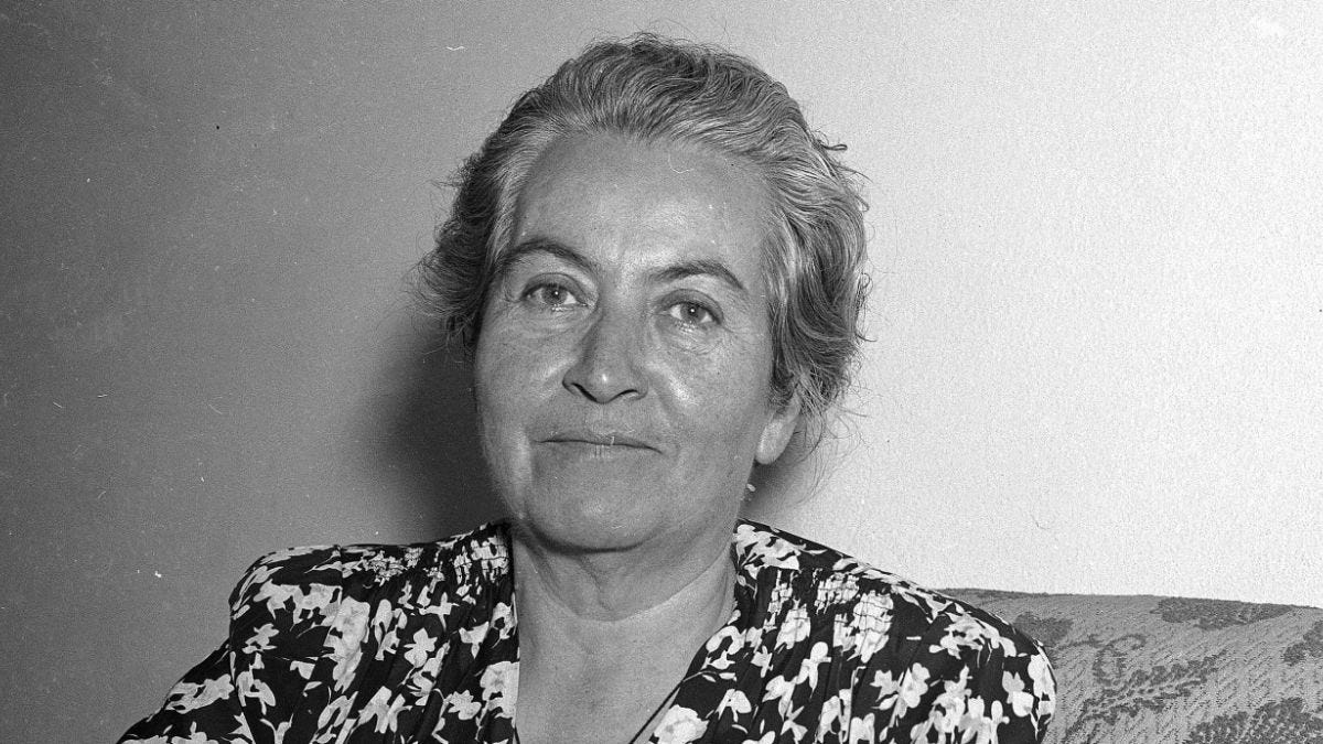 La Rockera Gabriela Mistral Ano 1945 By Manifiesto Teatral Medium