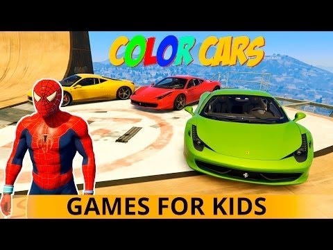 spiderman and disney cars
