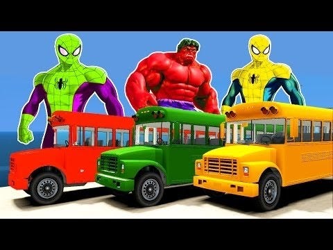 spiderman bus toy