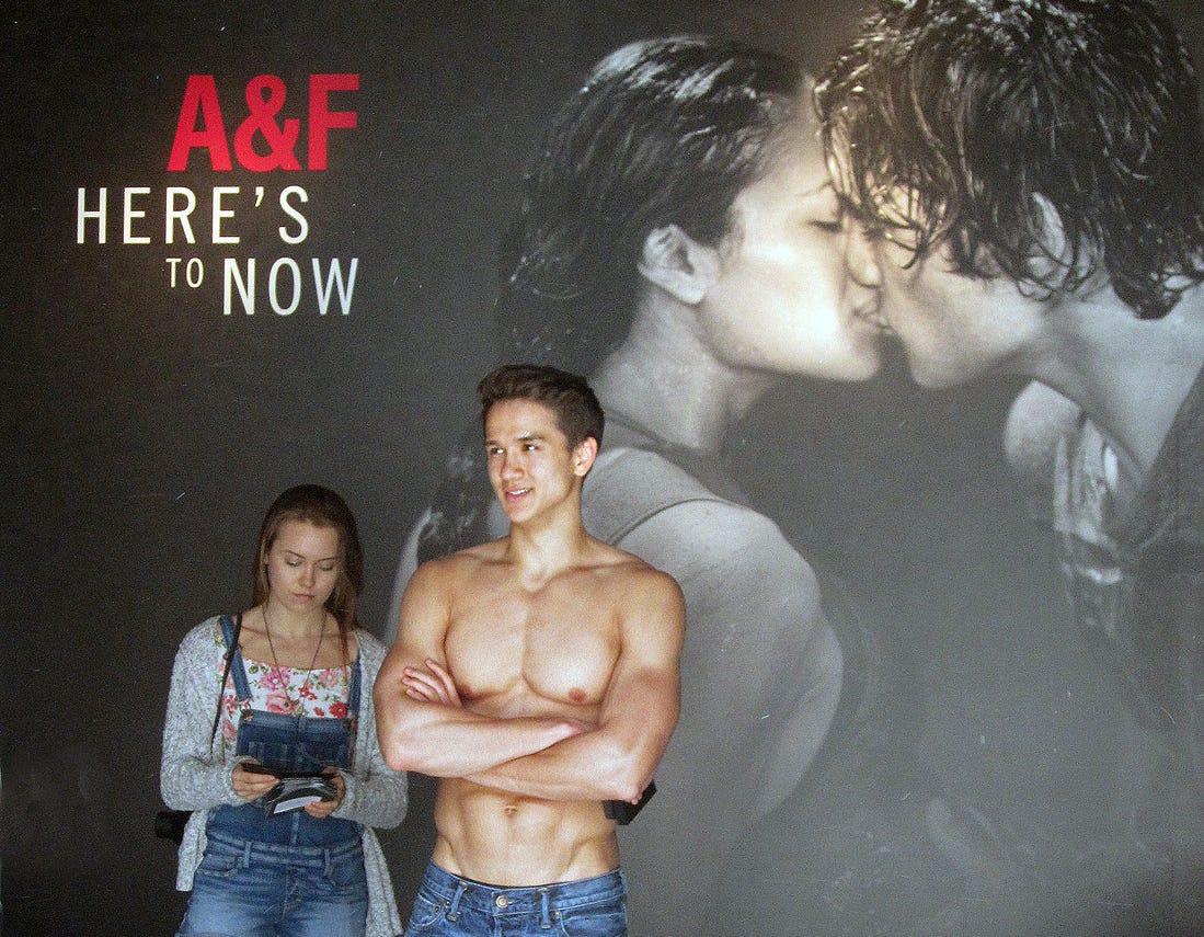 abercrombie and fitch teenager