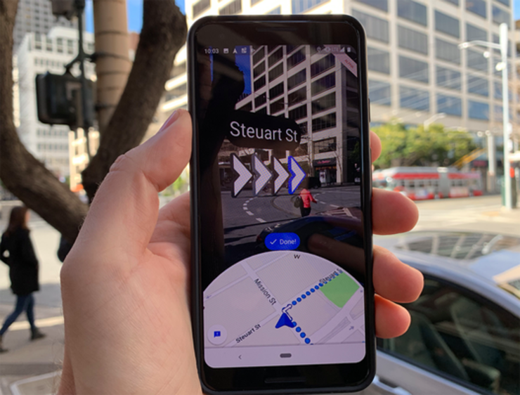 Google maps ar mode