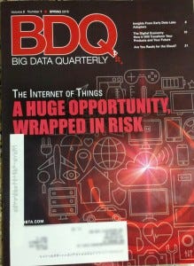 Cover: Big Data Quarterly Spring 2016